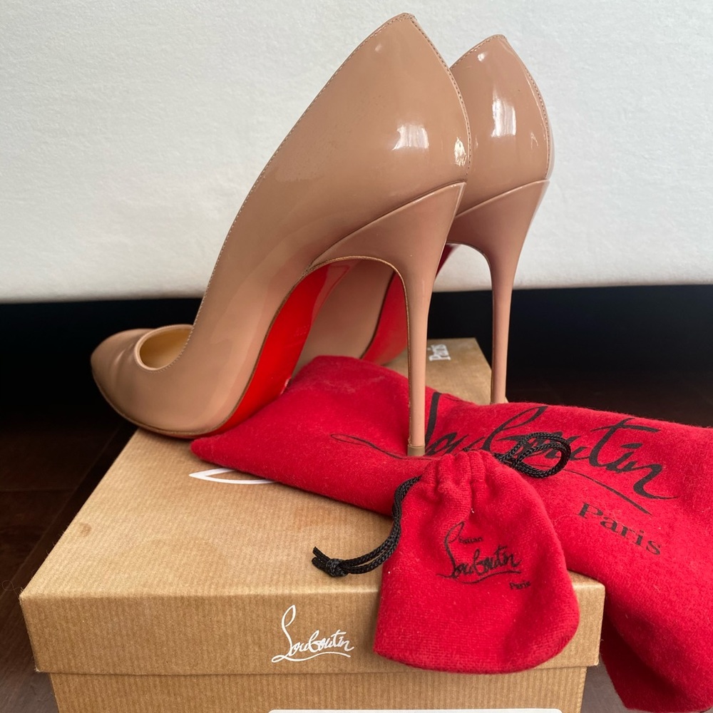 Sold! Christian Louboutin Corneille 100mm Sz39.5 Nude